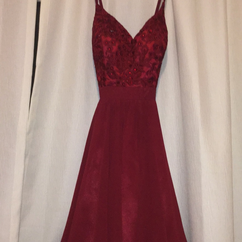 Red dress